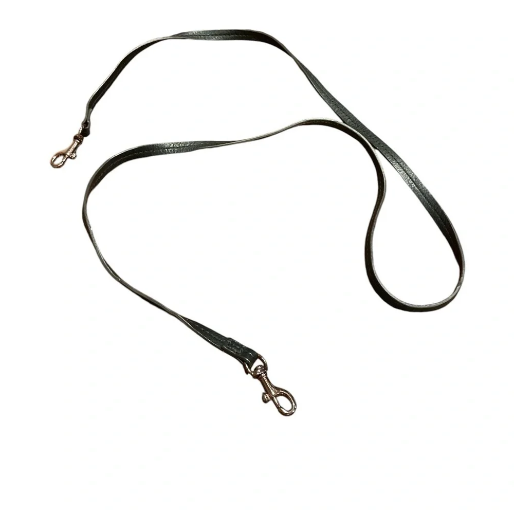 B. Makowsky Leather Convertible Black Silver Bag Detachable Strap P 10 - Picture 3 of 7